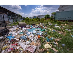 Rác thải nhựa ở tỉnh Bình Dương những ngày đầu tháng 5